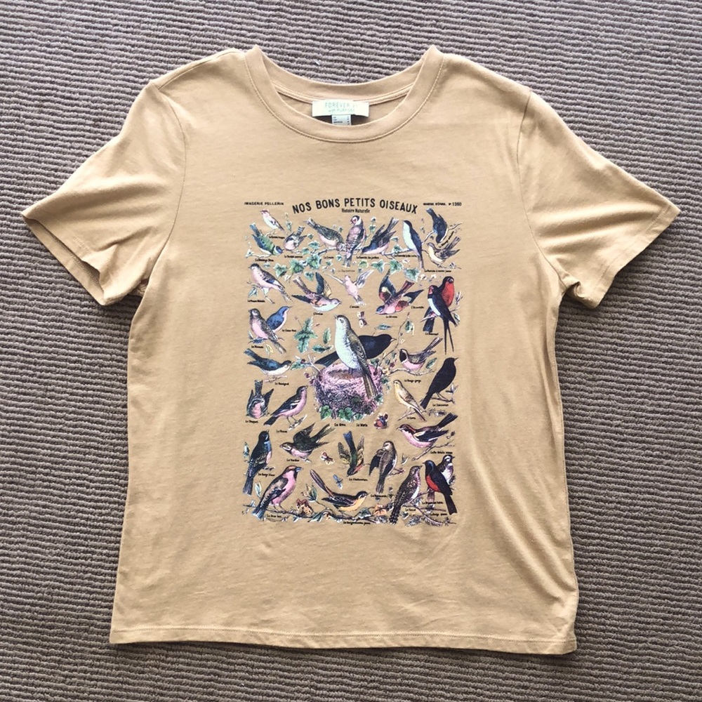 Forever 21 Graphic Bird T-Shirt